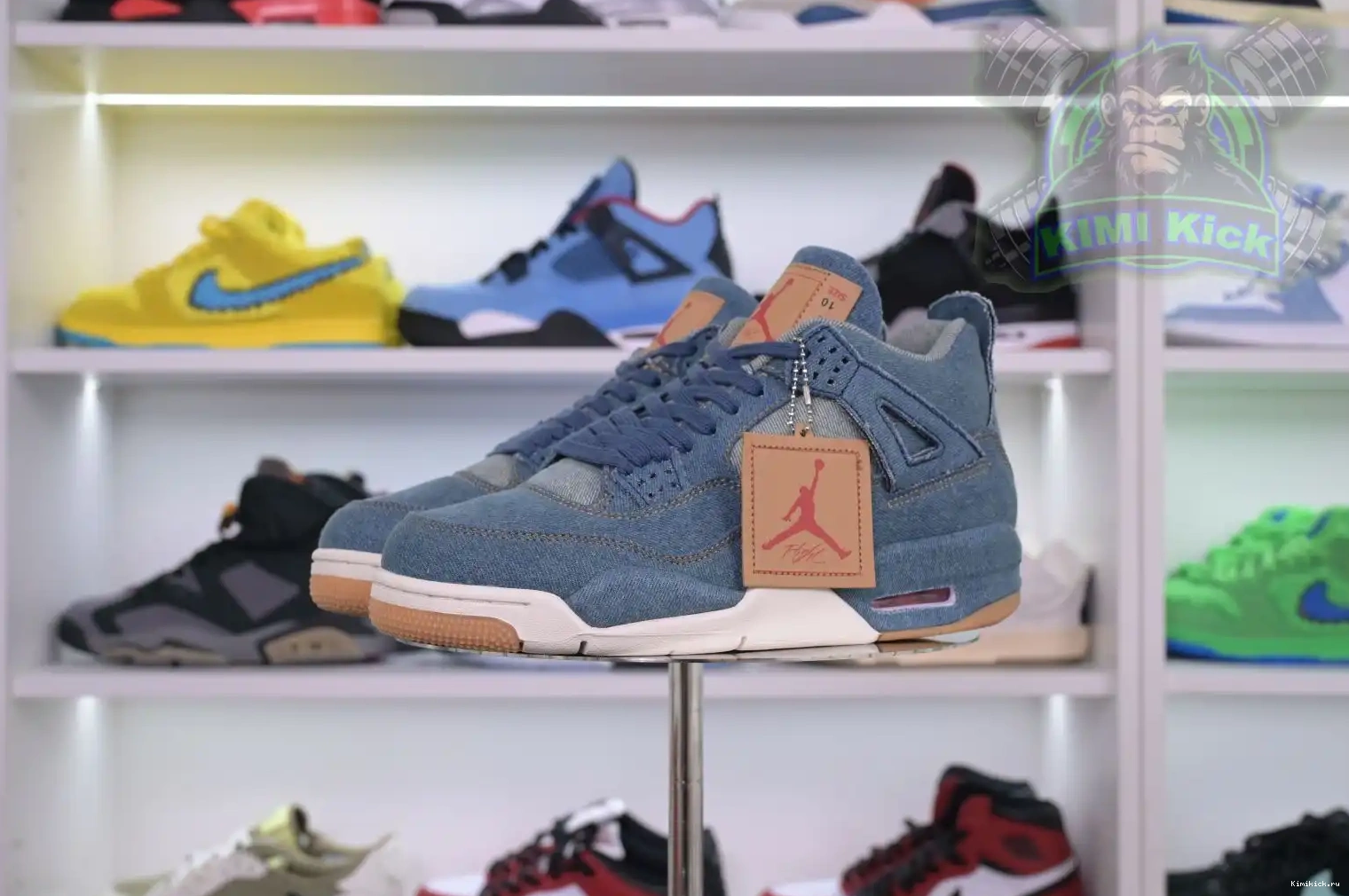 Jordan Air denim 4 retro levis Jordan Kimikick 0425